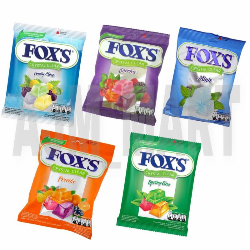 Jual Permen Foxs Foxs Crystal Clear 125gr Shopee Indonesia 9807