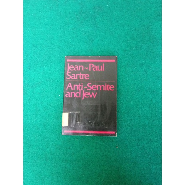 Jual Buku Import AntiSemite and Jew JeanPaul Sartre Shopee Indonesia