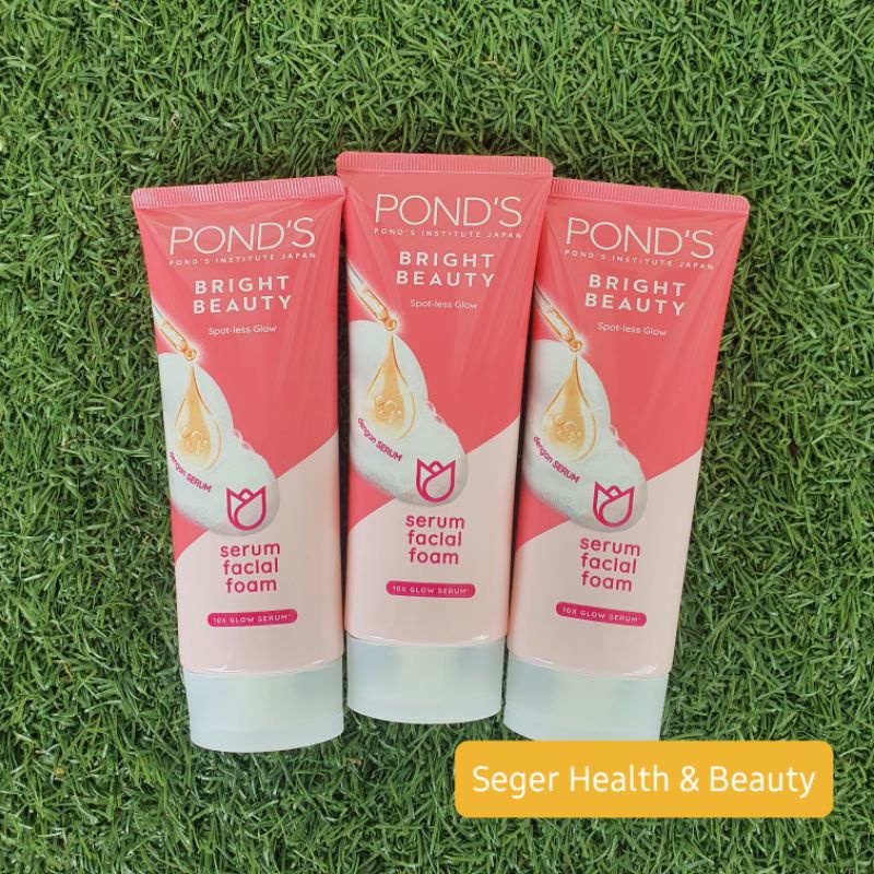 Jual Ponds Facial Foam Bright Beauty 100 Ml | Shopee Indonesia