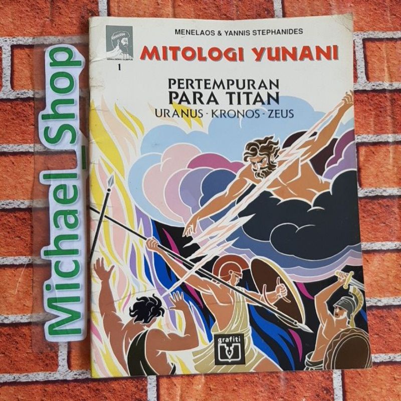 Jual Buku Mitologi Yunani Pertempuran Para Titan Menelaos Yannis