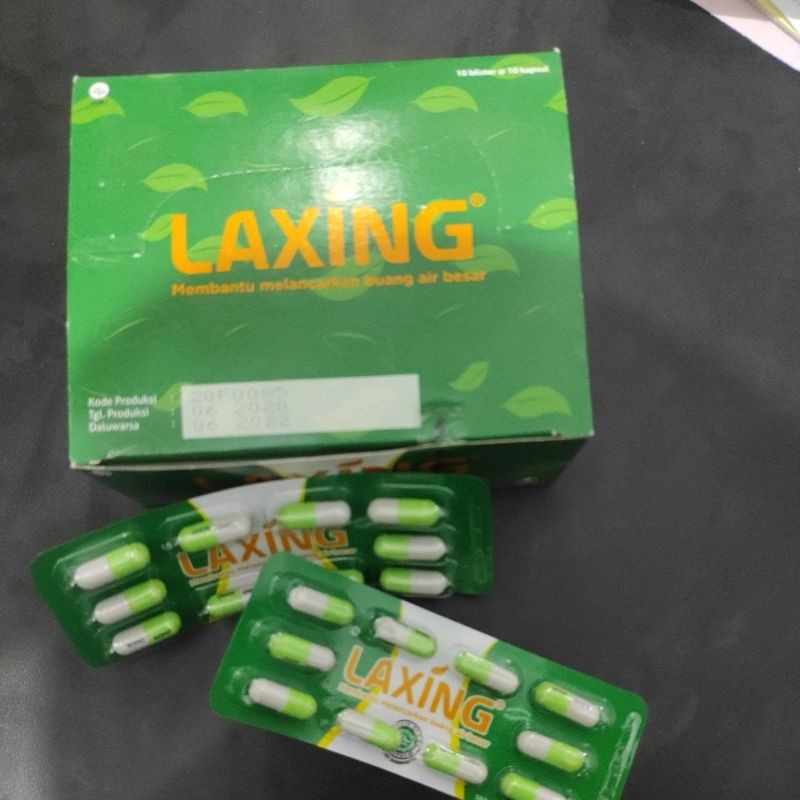 Jual Laxing Caps Box Isi 100 Kapsul Isi 10 Strip 10 Kapsul Shopee