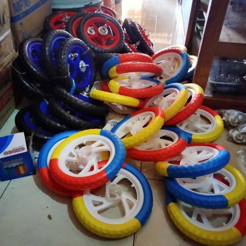 Jual Ban mati / roda mati set ukuran 12 inch harga sepasang roda Eva ...