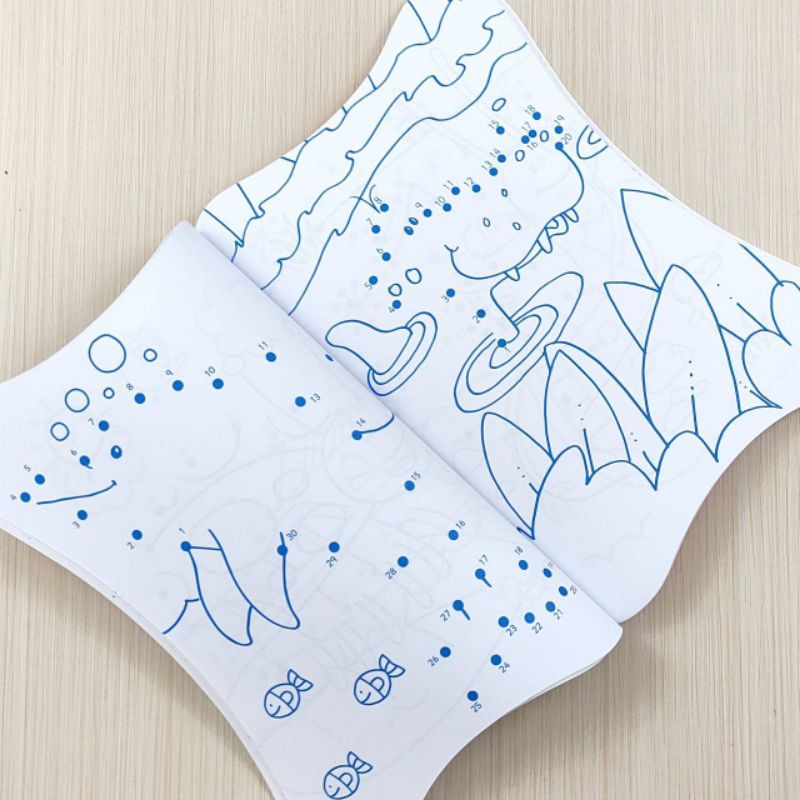 Jual Shaped Puzzles For Kids Fantastic Dot to Dot activity book ...