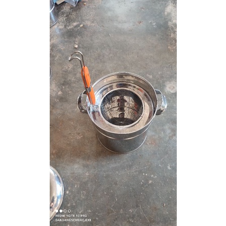 Jual dandang mie mini isi 1 bolongan diameter 20 plus saringan | Shopee ...