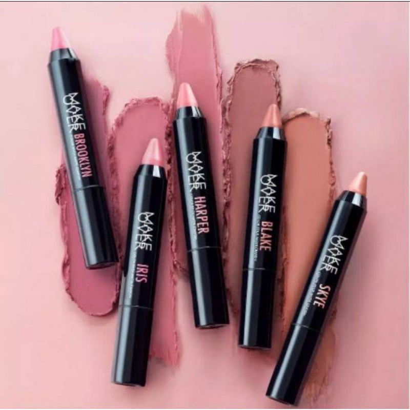 Jual make over color stick matte crayon skye blake harper iris | Shopee