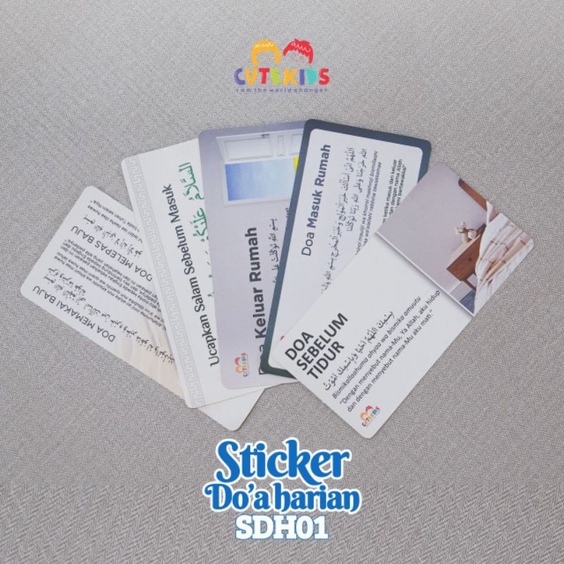Jual Sticker Do'a Harian Untuk Edukasi Anak | Shopee Indonesia