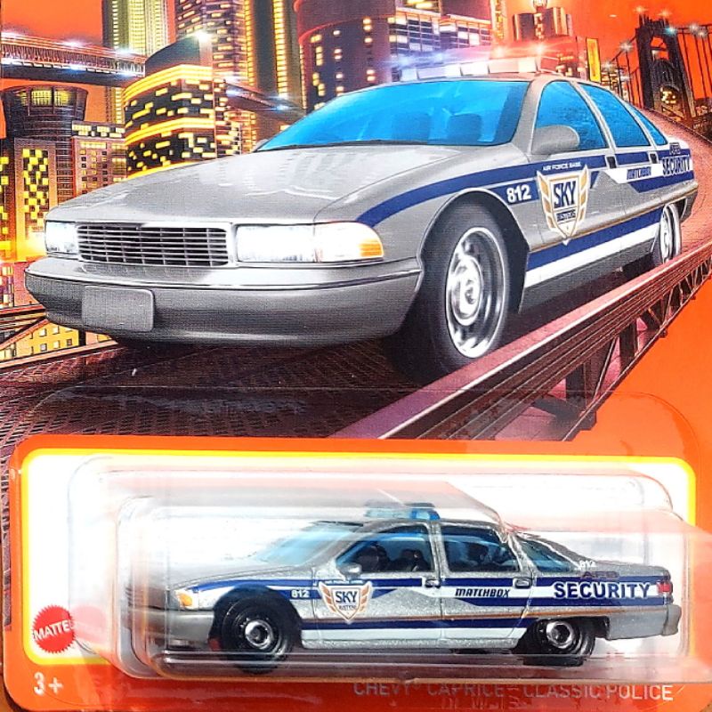 Voiture Miniature Matchbox Chevy Caprice Classic 2021 - Échelle 1:64, Occasion, Modèle GVX42