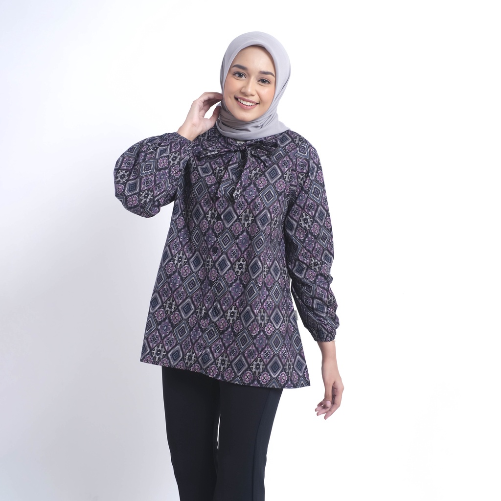 Jual Dgm Kemeja Batik Wanita Kemeja Batik Wanita Baju Batik Wanita ...