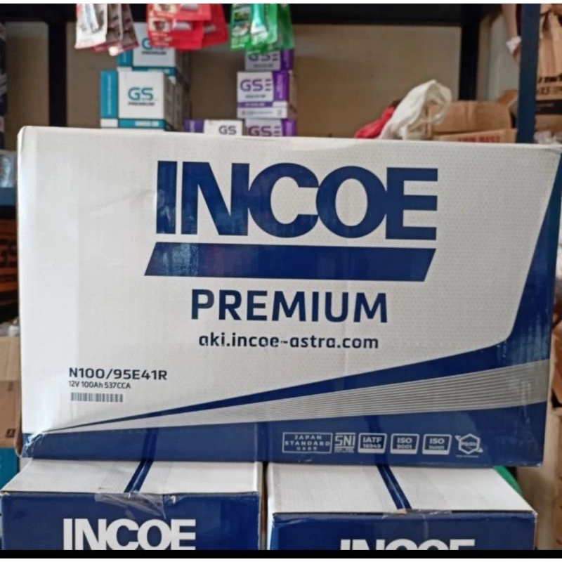 Jual AKI BASAH BATERAI INCOE PREMIUM N100/95E41R 12V 100AH TRUCK GENSET