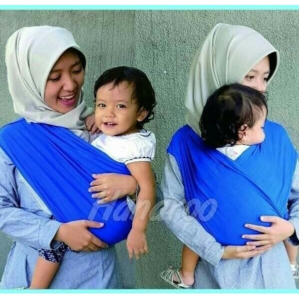 Jual HANAROO BABY WRAP POLOS GENDONGAN (instant) | Shopee Indonesia
