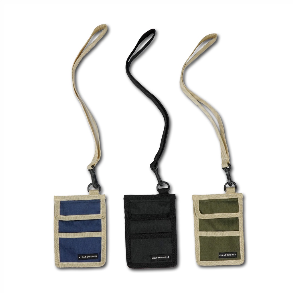 KIZARU Tas Selempang Sling Wallet Black, Navy, Army