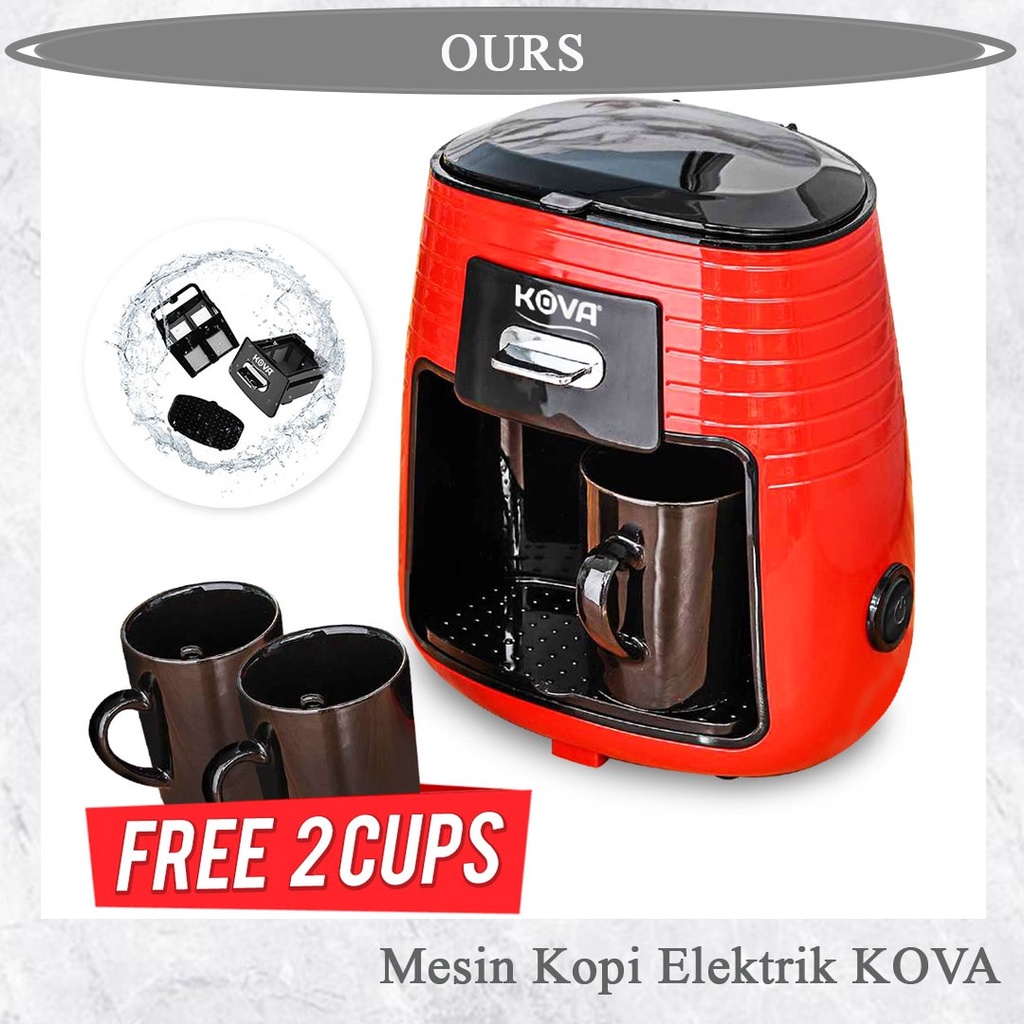 Jual Kova Double Drip Electric Coffee Maker Mesin Kopi Elektrik Listrik