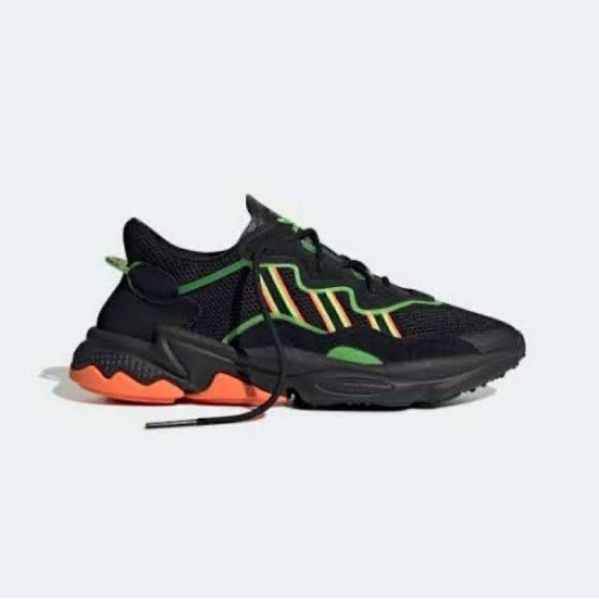adidas ozweego black solar green