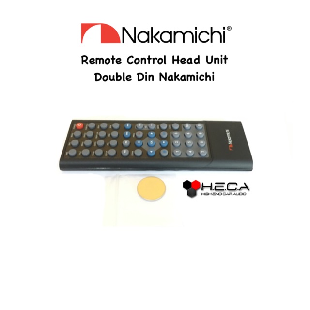 Jual Remote Remot Control Head Unit Double Din Tape TV Mobil NAKAMICHI ...