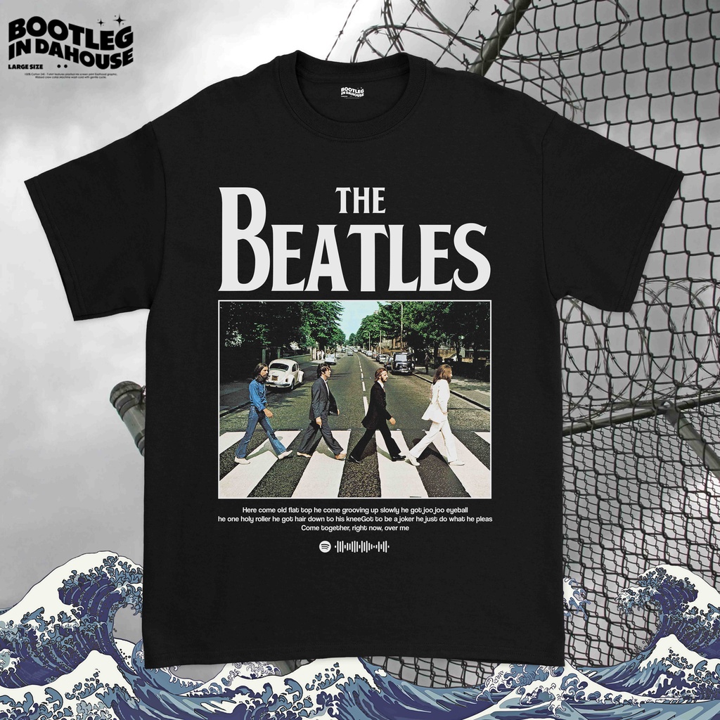 Jual Kaos Band The Beatles Vintage Abbey Road Baju The Beatles