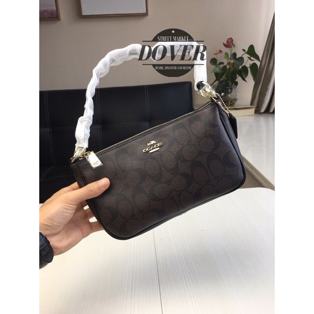 Coach top handle pouch original sale