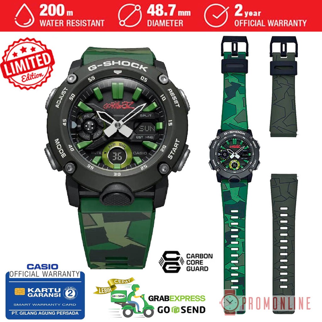 G shock store x gorillaz harga