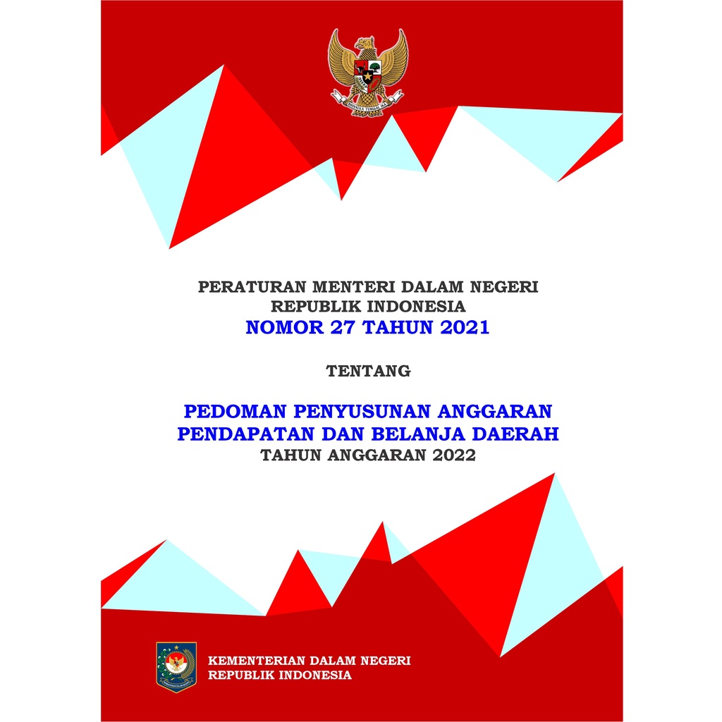 Jual PERATURAN MENTERI DALAM NEGERI REPUBLIK INDONESIA NOMOR 27 TAHUN ...