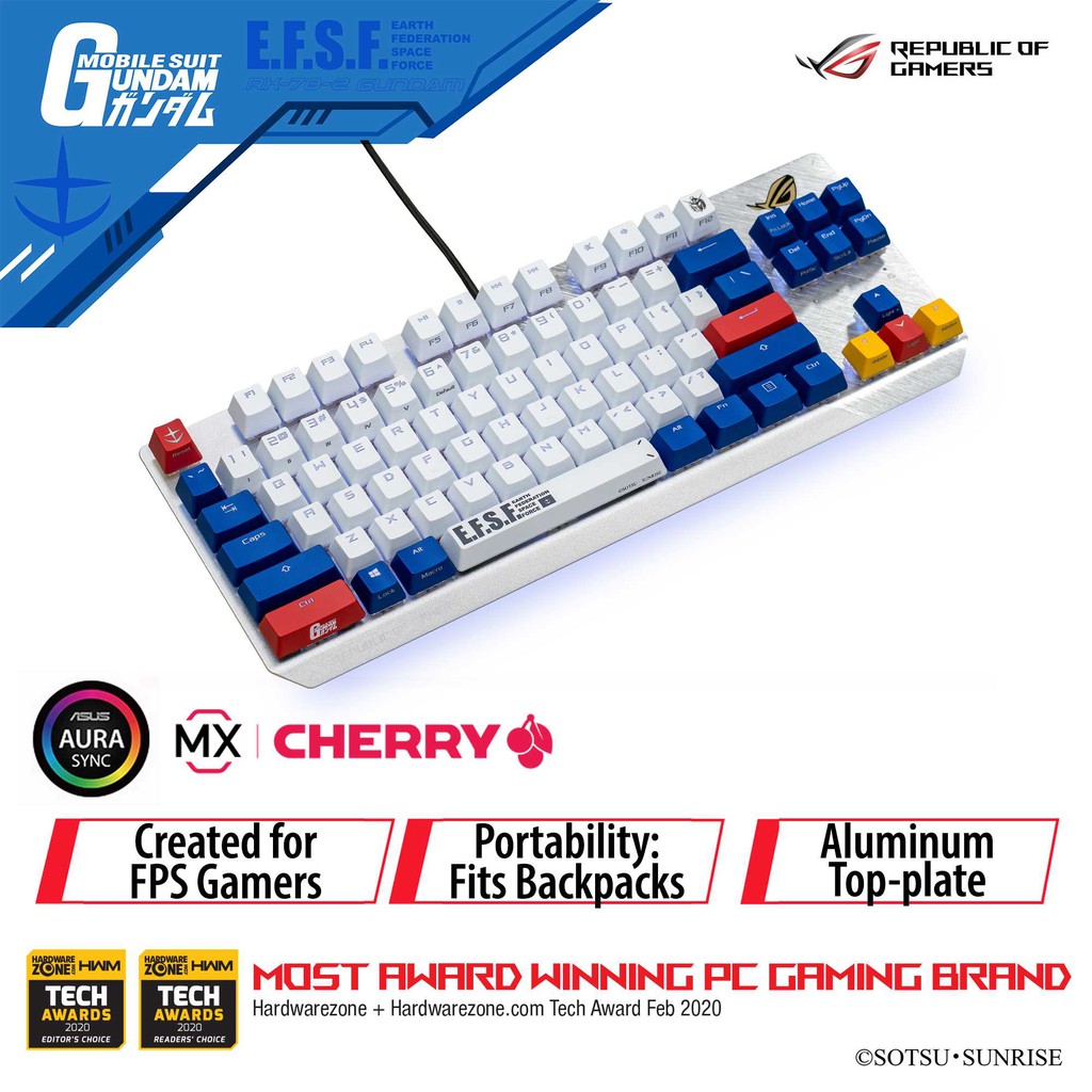Jual ROG Strix Scope TKL GUNDAM EDITION Wired Mechanical
