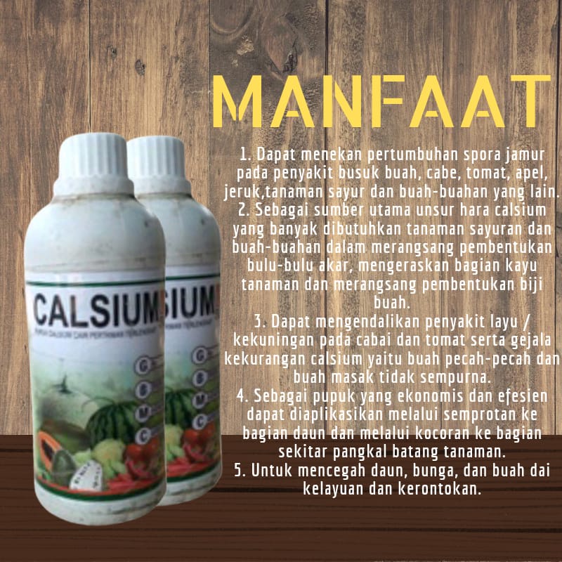 Jual Pelengkap Calsium Pupuk Cair Pertanian Ml Shopee Indonesia