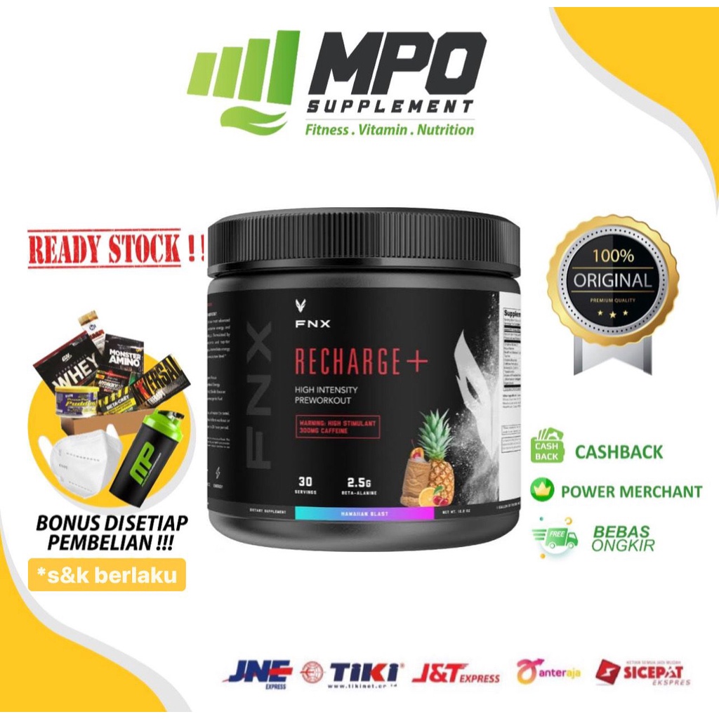 Jual FNX Sport Recharge+ (30 serving) High Intensity Preworkout Pre