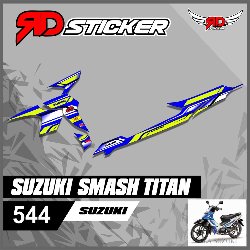 Jual Striping suzuki SMASH TITAN Variasi Lis Racing Simple - Sticker ...