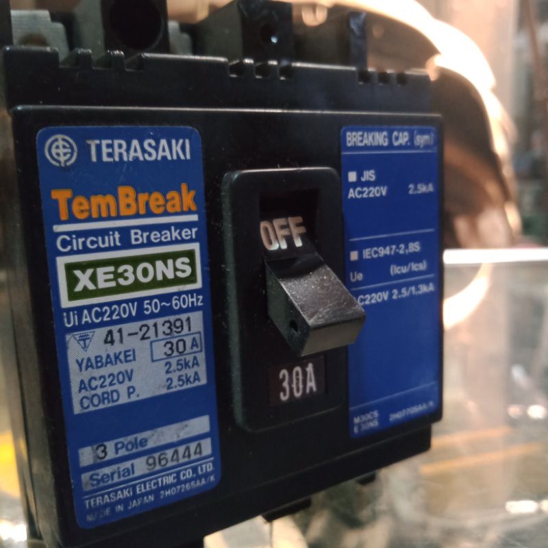 Jual Mccb Nfb Breaker Terasaki Xe Ns A Shopee Indonesia