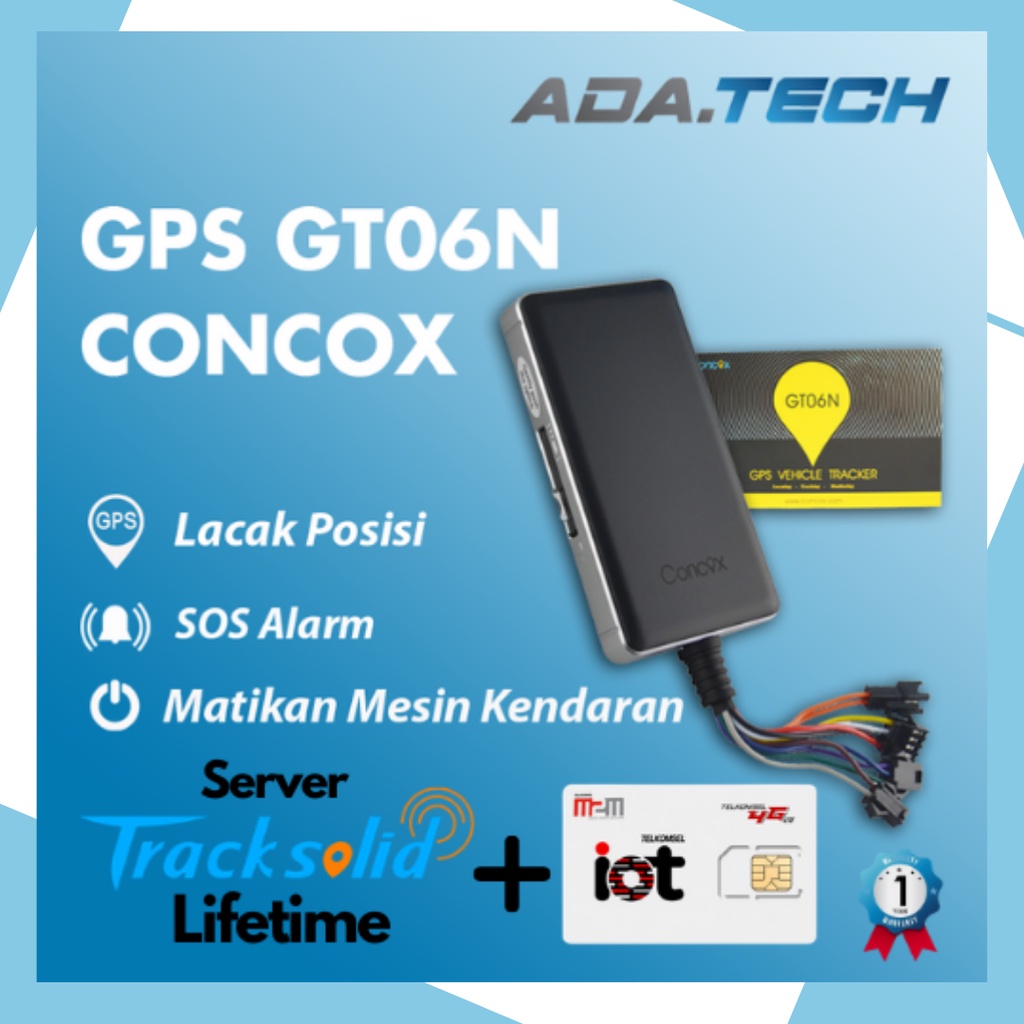 Jual Paket GPS Tracker GT06N Concox + Simcard + Tracksolid GPS Mobil