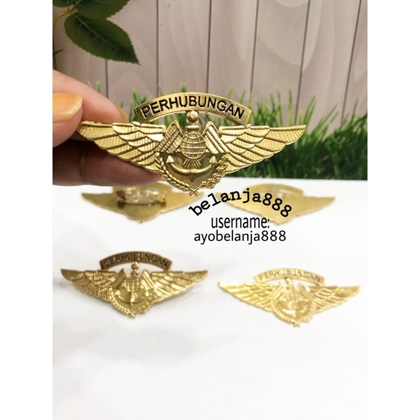 Jual Pin Wing PERHUBUNGAN DISHUB Kualitas Bagus Satuan | Shopee Indonesia