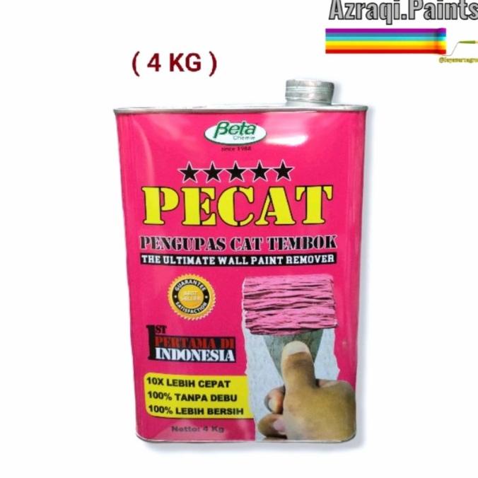 Jual Perontok Cat Tembok Pecat 4 Kg Paint Remover Cat Tembok Shopee