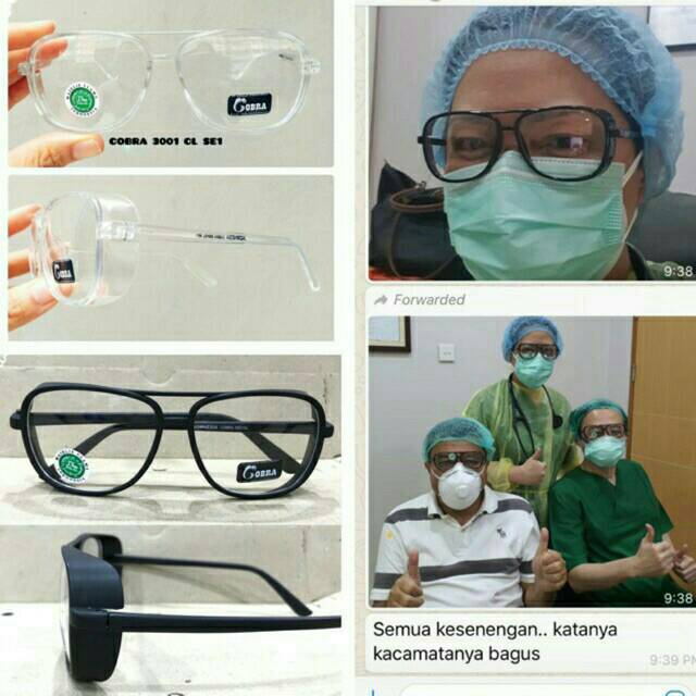 Jual KACAMATA SAFETY APD ANTI DEBU CORONA / SAFETY GOGGLES CL3001