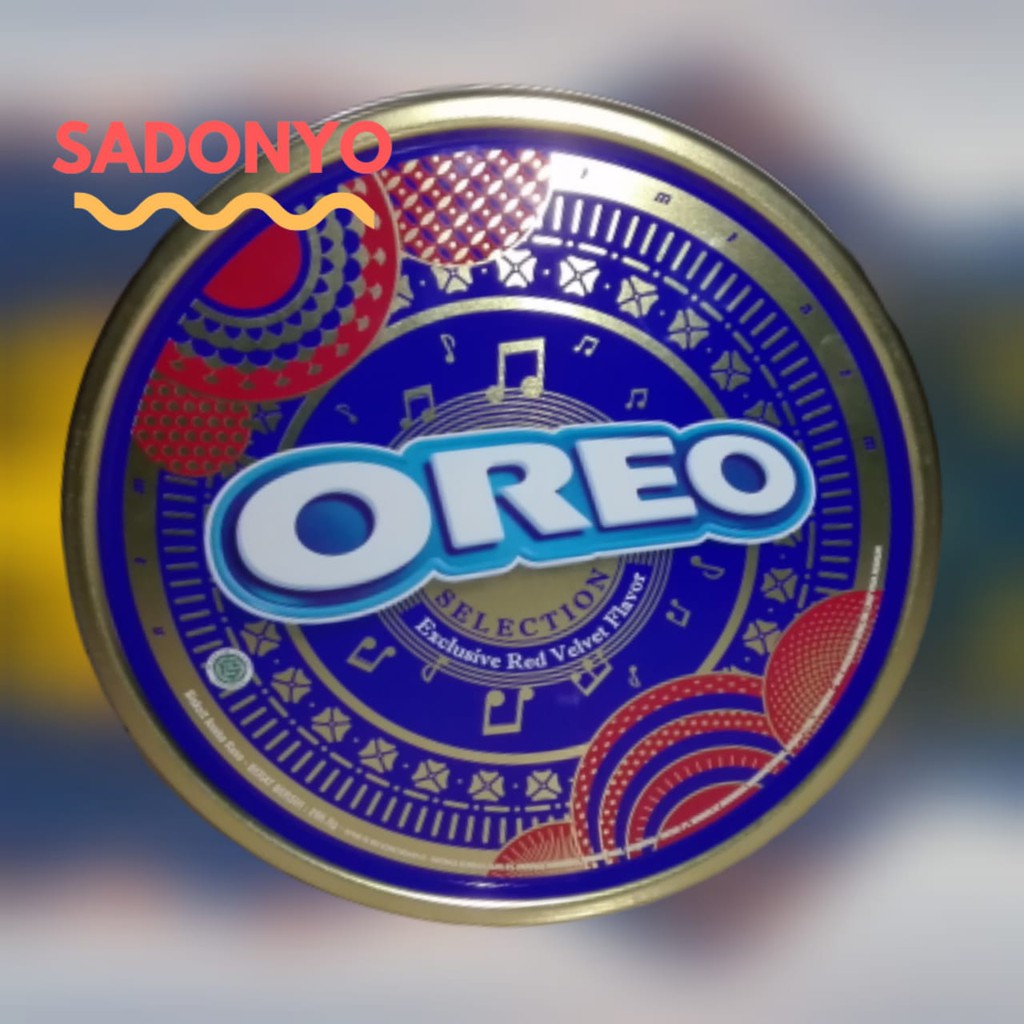 Jual Oreo Selection Exclusive Red Valvet Flavour 286.8gr / Oreo Kaleng ...