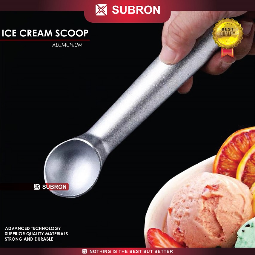 Jual SUBRON Ice Cream Scoop Sendok Sekup Es Krim Aluminium Anti Lengket ...