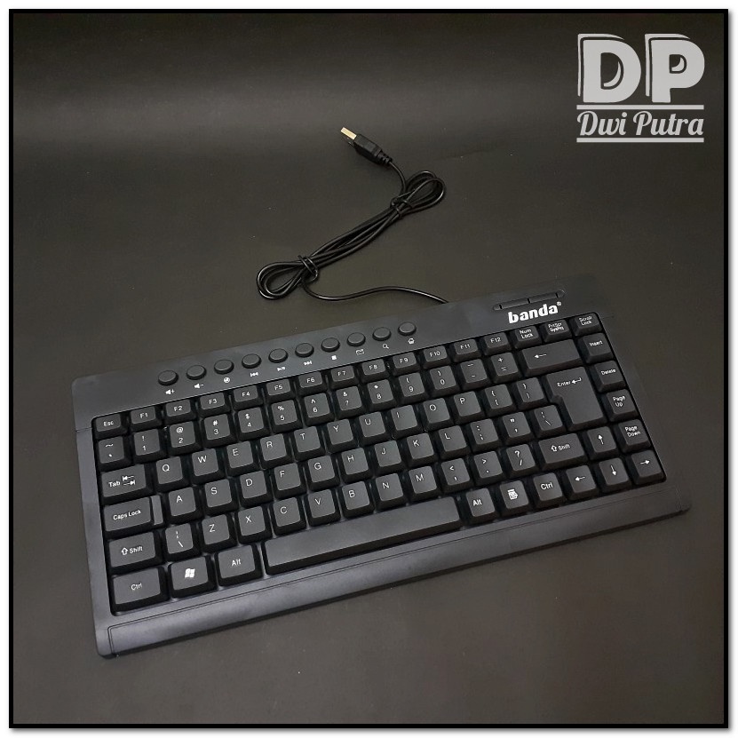 Jual KEYBOARD MINI BANDA K-1000 USB // RINGAN TIPIS OFFICE MULTIMEDIA ...
