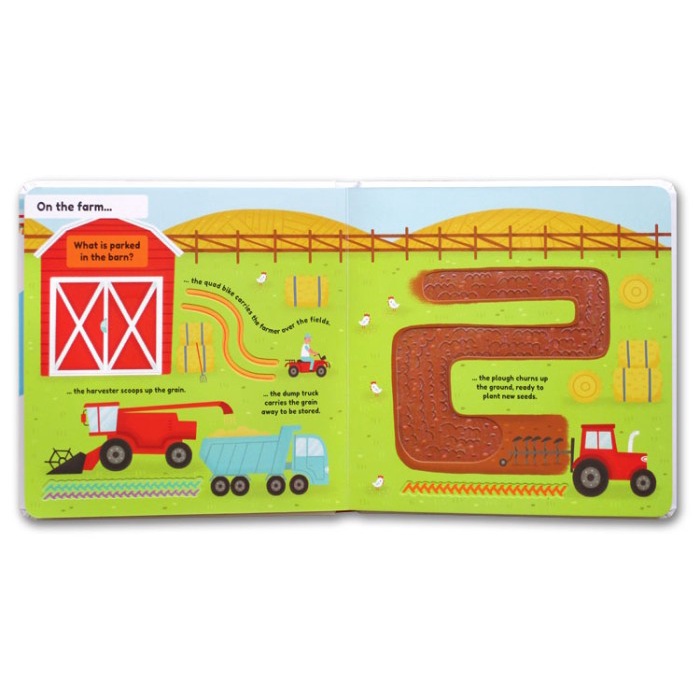 Jual Boats Planes and Trains Touch and Feel Vehicle Trails Board Books