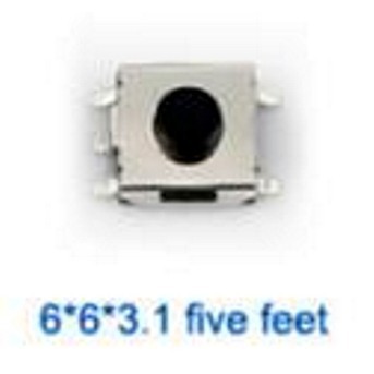 Jual Tact Switch 6x6x3.1 mm Saklar Kecil Micro On Off Tactile 4 P 1G ...