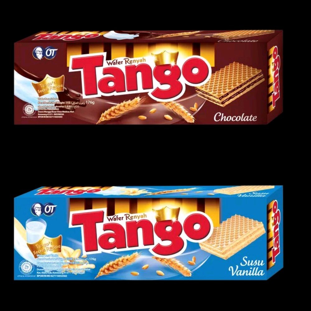 Jual Tango Wafer Chocolate Vanilla Kemasan Box [176 Gr] Shopee