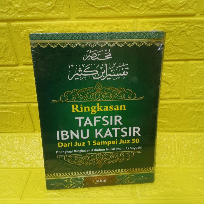 Jual Buku Ringkasan Tafsir Ibnu Katsir Dari Juz 1 Sampe Juz 30 Shopee Indonesia