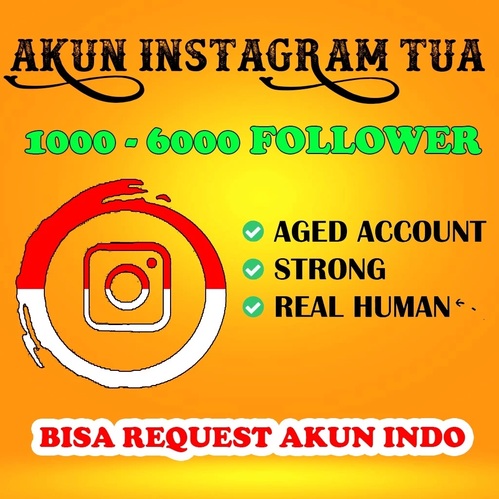 Akun Instagram 1700 Follower Pembuatan 2014