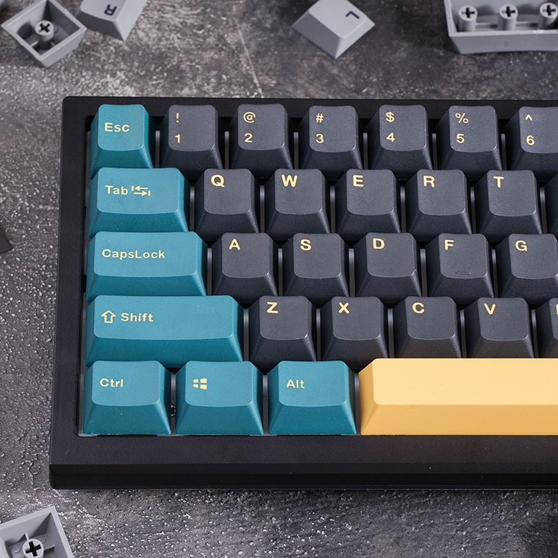 Jual Keycaps Blue Midnight Oem Profile Double Shoot Keycap For ...