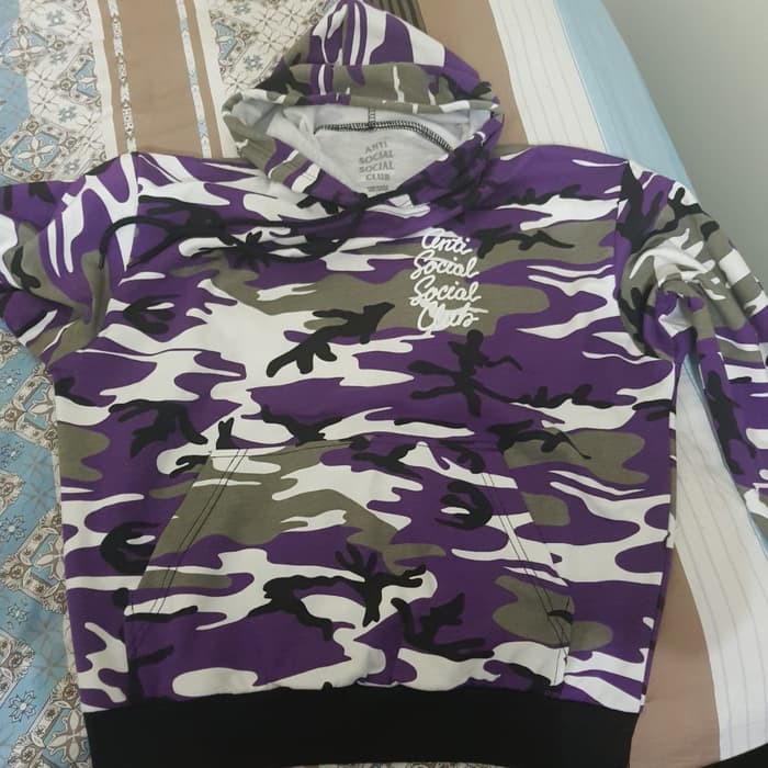 Assc purple camo hoodie hotsell