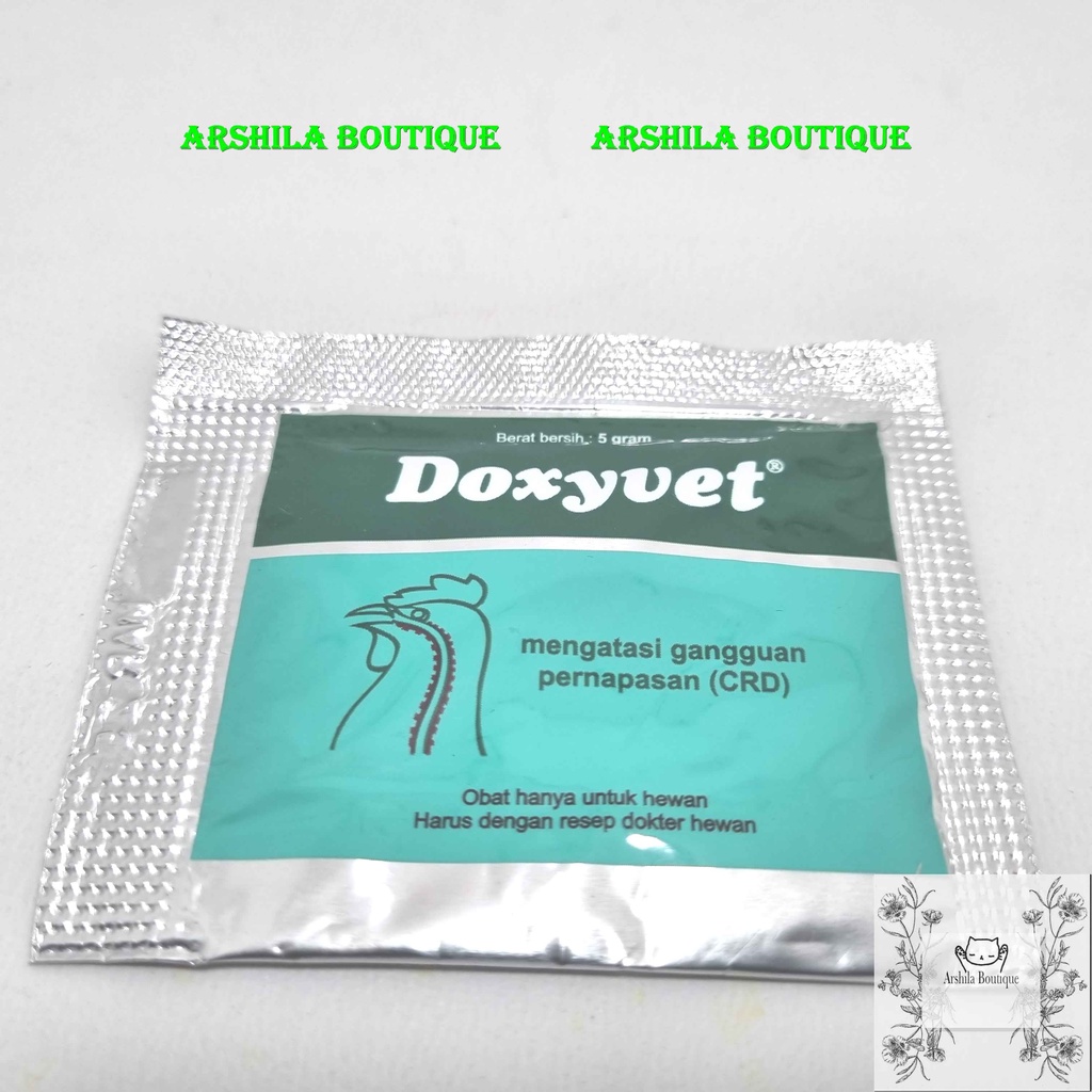 Jual Doxyvet 5gr - Obat Flu Pilek Ayam Mengatasi Infeksi Pernapasan ...