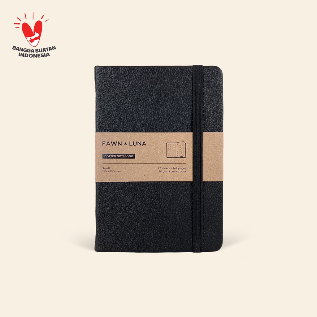 Jual Fawn & Luna - PEBBLE BLACK - Notebook Small A6 - Buku Jurnal ...