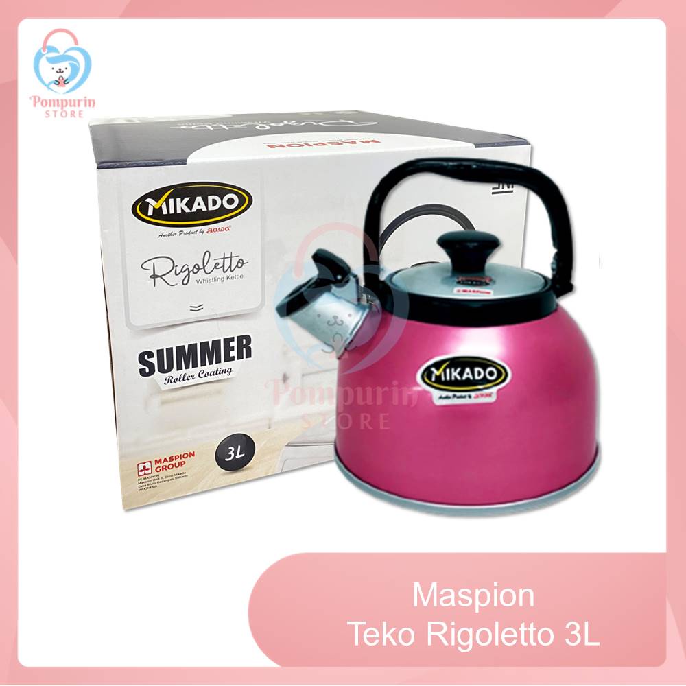 Jual Maspion Teko Rigoletto 3 Liter Teko Siul Whistling Kettle Shopee Indonesia 7544