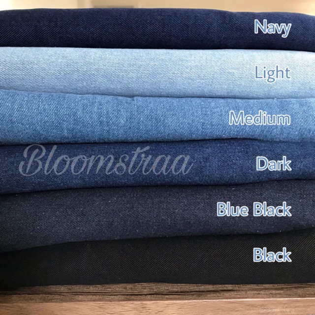 Jual Denim tebal bahan denim washing kain denim bleaching jeans bahan