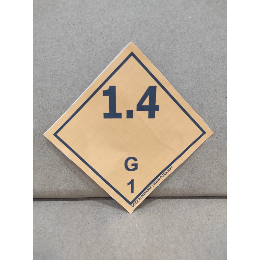 Jual Sticker Hazard Label of Dangerous Goods | Shopee Indonesia
