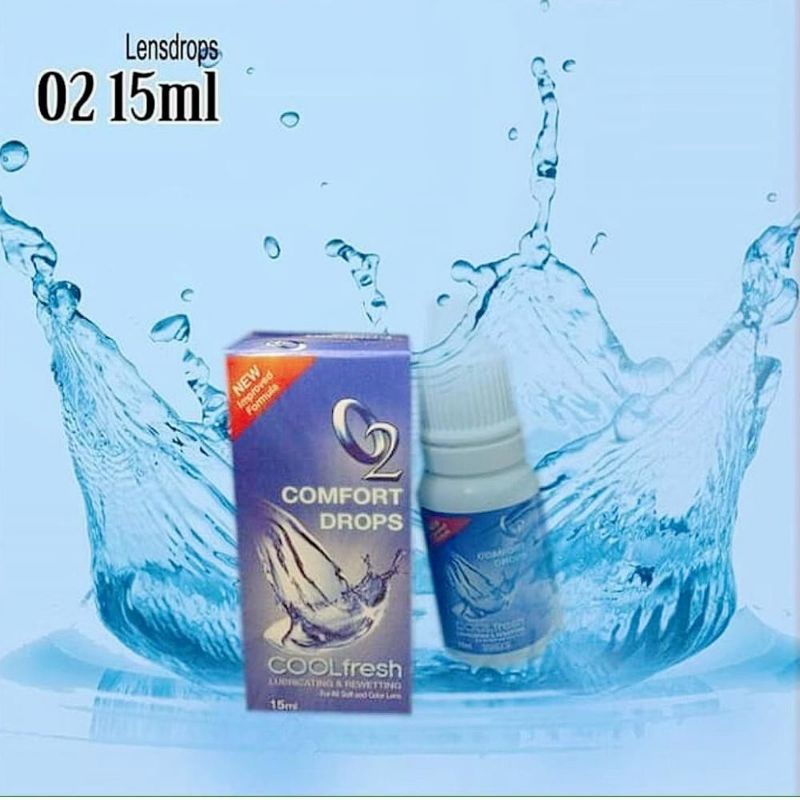 Jual tetes mata softlens O2 comfort drops 15ml tete mata o2 cairan ...