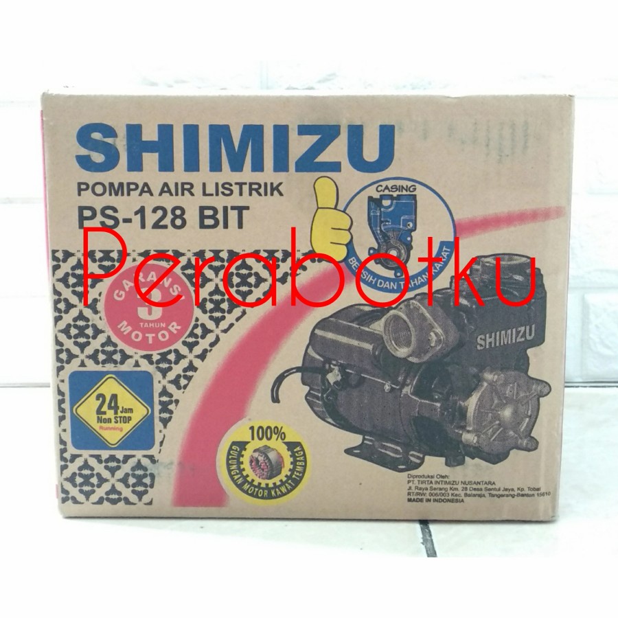Jual Pompa Air Shimizu PS-128 BIT / Water Pump / Pompa Air Listrik ...