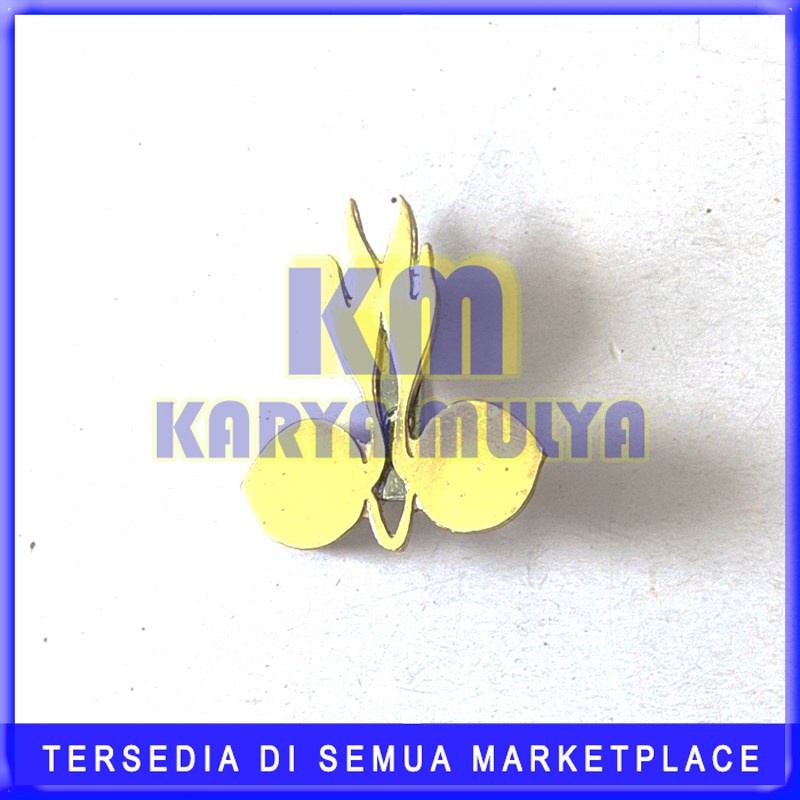 Jual Pin Tunas Kelapa Pin Bentuk Tunas Kelapa Pramuka Logam Kuningan