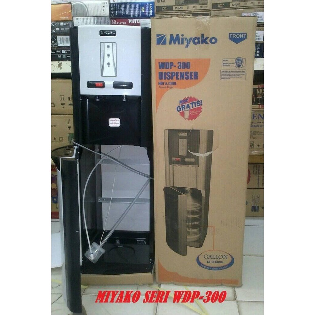 Jual Dispenser Tinggi Miyako Galon Bawah Wd 300 Panas Normal Dingin Shopee Indonesia 2208